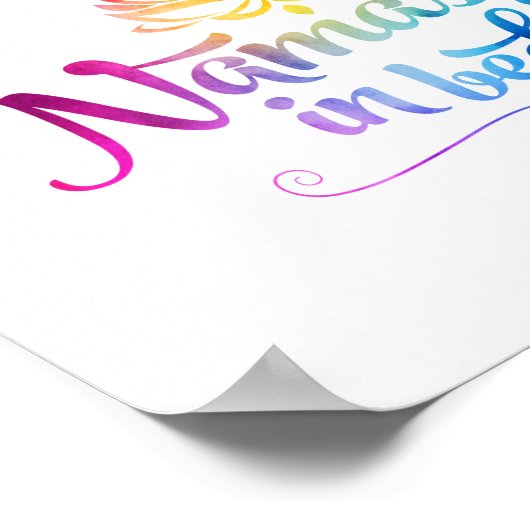 Namaste Funny Quote Poster (Hoek)