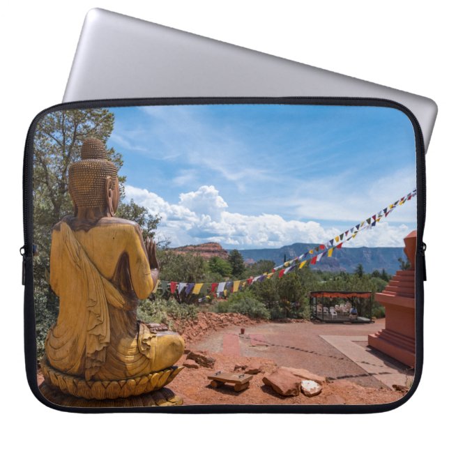Namaste Gebedspark Laptop Sleeve (Voorkant)