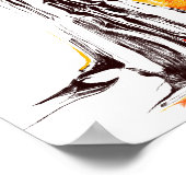 Namaste, gevouwen handpostuur poster (Hoek)