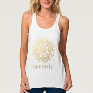 Namaste Gold Mandala Yoga Débardeur