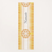 Namaste gold mandala yoga mat (Voorkant)