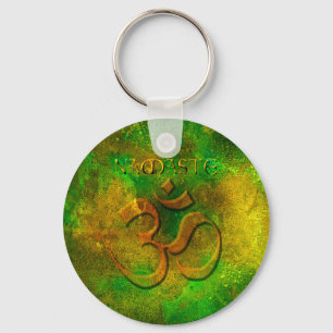 Namaste Green Gold Sleutelhanger