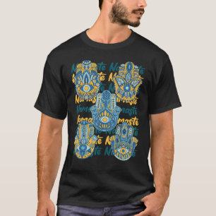 Namaste Hamsa Hand Religie Yoga Hinduisme Fatima A T-shirt