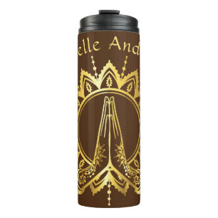 Namaste Hands Bouteille d'eau de voyage