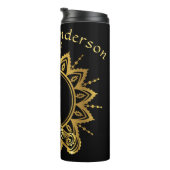 Namaste Hands Bouteille d'eau de voyage (Tourné sur la droite)