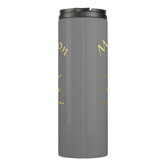 Namaste Hands Reis waterfles Thermosbeker (Achterkant)