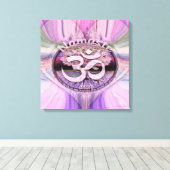 Namaste Heart Canvas Afdruk (Insitu (Houten vloer))