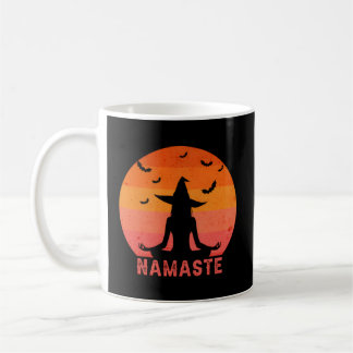 Namaste heksen Halloween yoga heks Koffiemok
