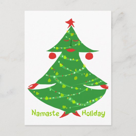 Namaste Holiday Feestdagenkaart (Voorkant)