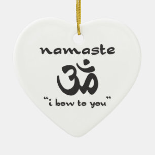 Namaste - Ik ga naar je toe Keramisch Ornament