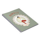 Namaste in Tree Pose - Yoga Asana-notebook Notitieboek (Rechterzijde)