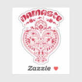 Namaste Indian Heart Sticker (Vel)