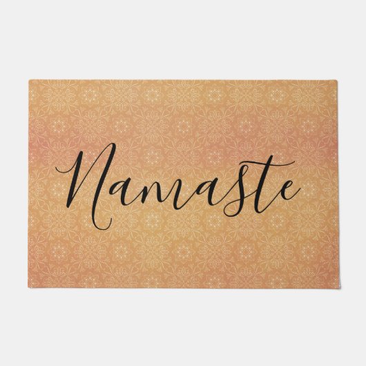 Namaste Indian Summer Mandala Copper Deurmat (Voorkant)