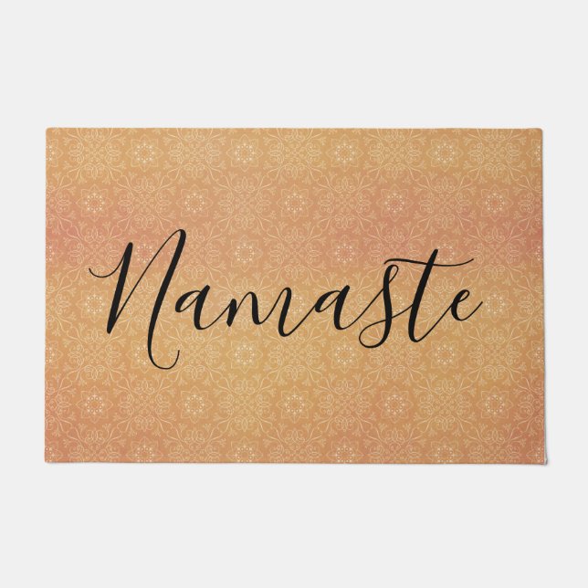 Namaste Indian Summer Mandala Copper Deurmat (Voorkant)