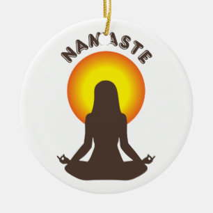 Namaste Keramisch Ornament