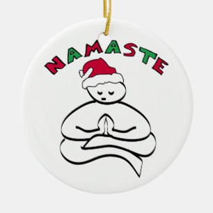 Namaste Kerstkerstboeddha Ornament