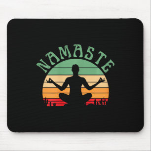 Namaste Konijn Met Mandala Grappige Yoga Meditatie Muismat