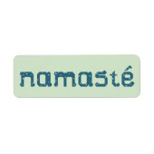Namaste Label Stickers (Voorkant)