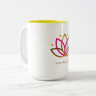 Namaste logo 15 oz Two-Tone Mok