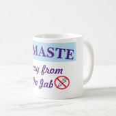 Namaste loin du Jab Coffee Mug (Devant droit)