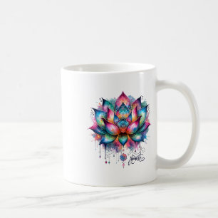 Namaste Lotus Bloem Spirituele Energie Zen Yoga Wa Koffiemok