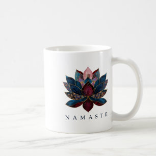 Namaste Lotus Bloem Zen Boeddhisme Yogi Boeddhist Koffiemok