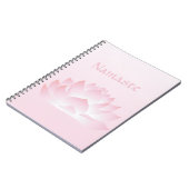Namaste Lotus Carnet rose Fleur (Côté gauche)