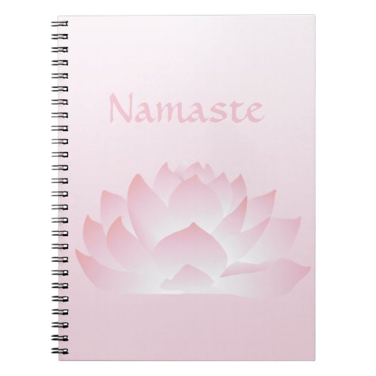 Namaste Lotus Carnet rose Fleur (Devant)