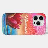 Namaste Lotus en Mandala Case-Mate iPhone Case (Achterkant (horizontaal))