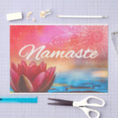 Namaste Lotus en Mandala Tissuepapier (Craft)