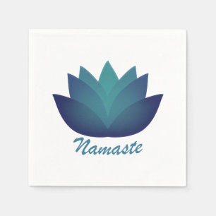 Namaste Lotus Flower Servet