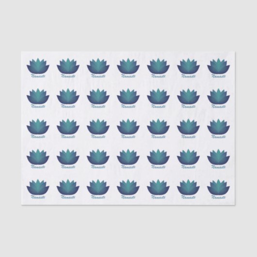 Namaste Lotus Flower Tissuepapier (Voorkant)