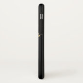 *~* Namaste Lotus Gold Glitter Black Girly Zen Case-Mate iPhone Case (Achterkant/links)