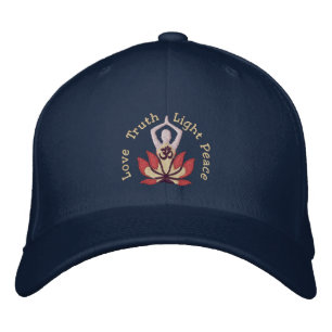 Namaste Lotus Om Yoga Pose geborduurd Pet