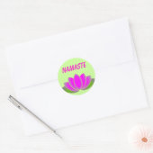 Namaste lotus sticker (Envelop)