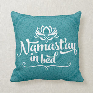 Namaste Mandala Funny Citation Coussin PERSONNALIS