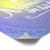 Namaste Mandala Funny Citation Poster (Coin)