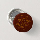 Namaste Mandala Ronde Button 3,2 Cm (Voorkant /achterkant)
