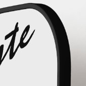 Namaste Merry Slothmas verstrikt Pickleball Paddle (Links Detail)