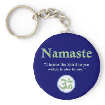 Namaste - met citaat en Om symbool