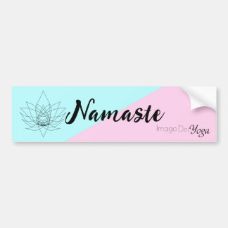Namaste met Imago Dei Yoga Bumpersticker