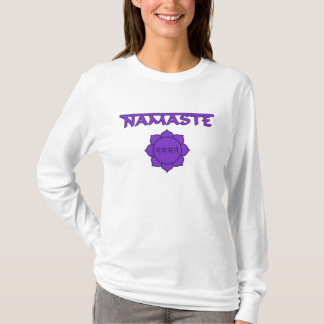 Namaste met Lotus en Sanskrit T-shirt