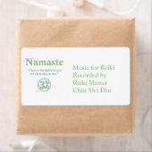 Namaste met Om-symbool Etiket (Insitu)
