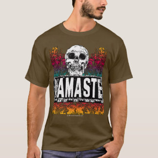 Namaste met Skull T-shirt