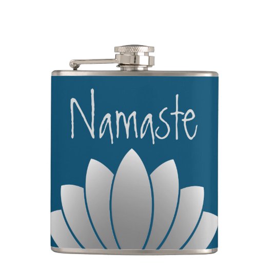 Namaste Modern Lotus Floral Heupfles (Voorkant)