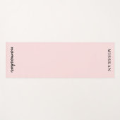 Namaste Moderne Naam Perzik Roze Meditatie Stijl Yogamat (Voorkant (horizontaal))