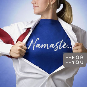 Namaste Moderne spirituele meditatie yogashirt T-shirt