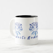 Namaste Mug - Conception minimaliste et pacifique (Devant gauche)
