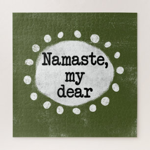 Namaste My Dear - Groene puzzel