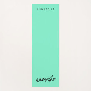 Namaste Neo Mint Green Modern Yoga Spiritueel Yogamat